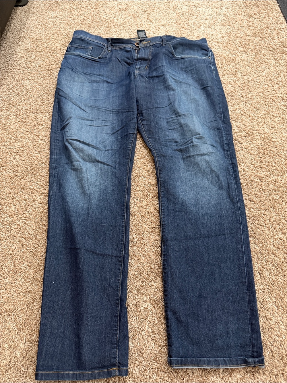 Travis Mathew Men's Relaxed Jeans - Indigo Blue Wash